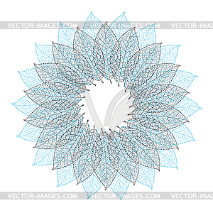 Graphic circular pattern - vector clip art