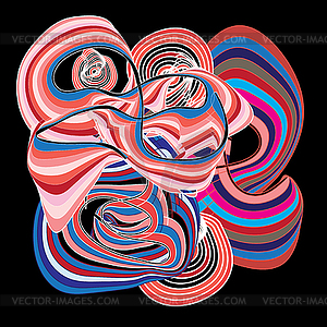 Абстрактной фантастический фон - векторное изображение EPS
