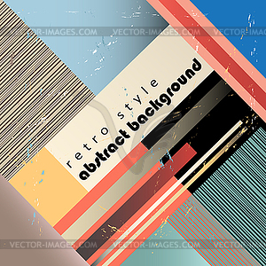 Modern abstract template for banners - vector image