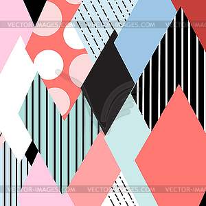 Abstract geometric pattern - vector clipart