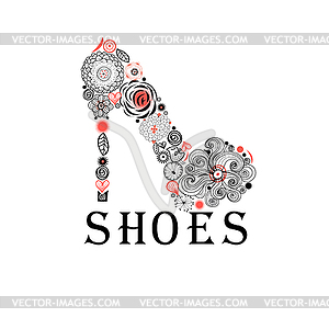 Womens shoes - vector image