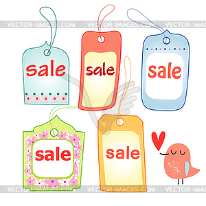 Different tags - vector image