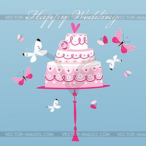 Wedding Cake - vector image