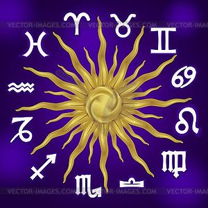 Astrology, zodiac signs - vector clipart