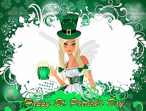 Card for St Patrick`s Day - vector image