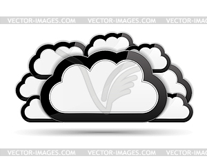 Cloud Icons - vector image