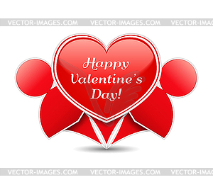 Happy Valentine`s Day - vector image