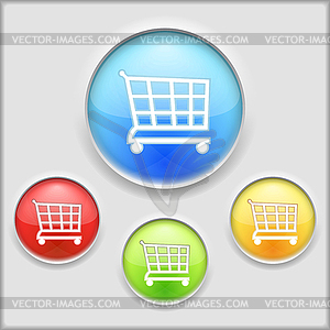 Shopping Cart Icon - vector clipart / vector image