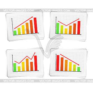 Charts - vector clip art