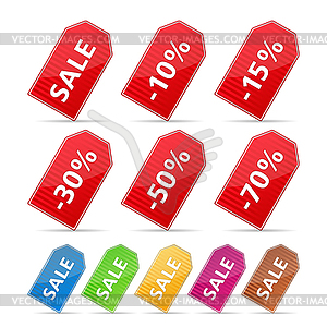 Price Tags - vector clip art