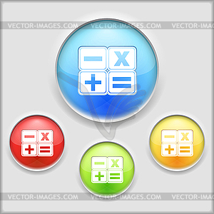 Calculator Icon - vector clip art