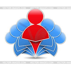 Leader - vector clipart