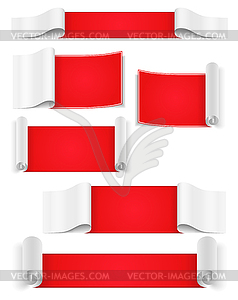 Paper Banners Templates - vector clipart