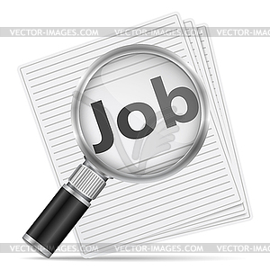 Job Search - vector image