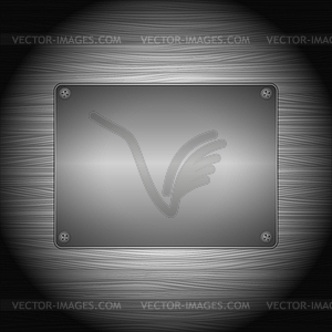 Metal Board - vector image