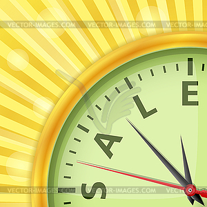 Sale Time Concept - royalty-free vector image