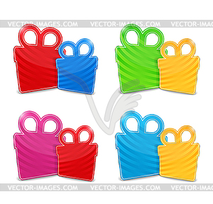 Gift Boxes - vector clipart