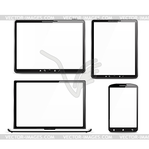 Mobile Devices Set - vector image
