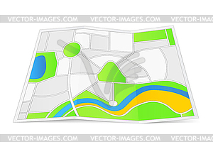 Abstract Map - vector image