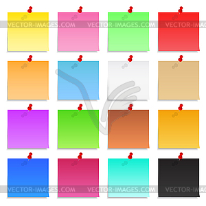 Post-it Notes - vector clipart