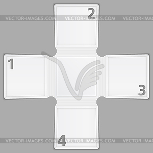 Blank Paper Brochure - vector image