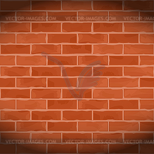 Vintage brick wall - vector clipart / vector image