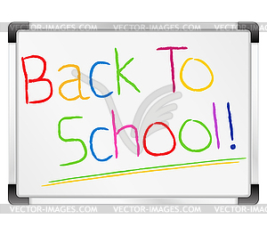 Back To School - vector image