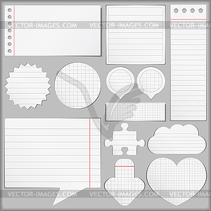 Paper Objects - vector image