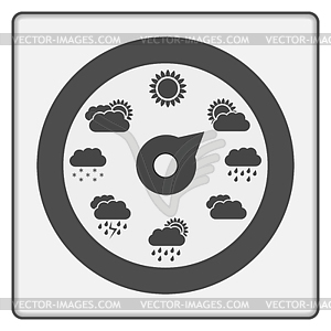 Погода Индикатор - векторный рисунок