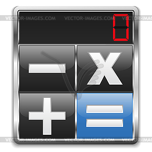 Calculator Icon - vector clipart