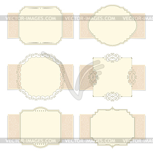 Vintage Cards - vector clipart