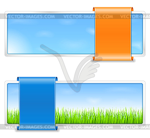 Summer Banners - vector image