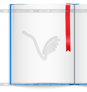 Open Book - vector clipart