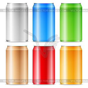 Aluminum Cans - vector image