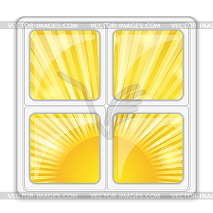 Sunrise - vector clipart / vector image