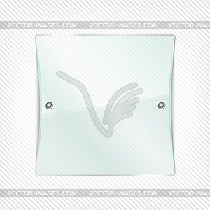 Glass Board - royalty-free vector clipart