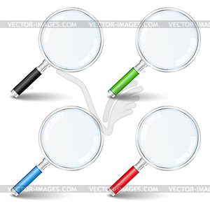 Magnifying Glasses - royalty-free vector image