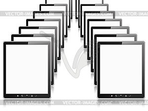 Tablet PCs - vector clip art