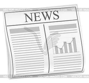 Newspaper - vector clipart