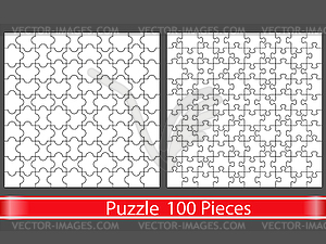 Puzzles - vector clip art