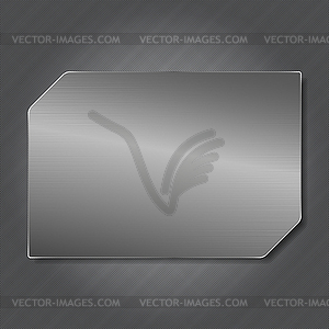 Metal Plate - vector clipart