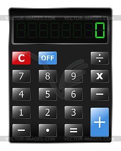 Калькулятор - изображение в векторном формате