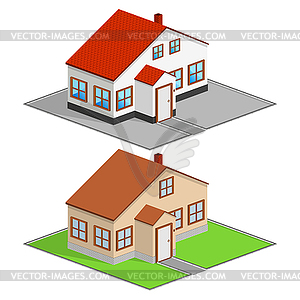 Isometric house - vector image