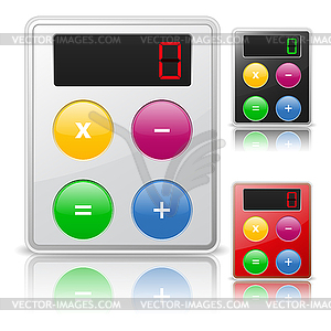 Calculator icon - vector image