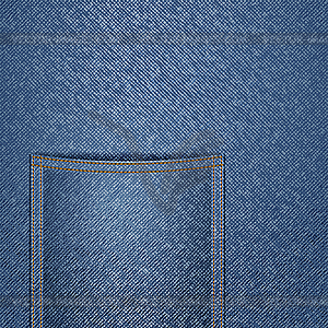 Jeans pocket - vector clipart