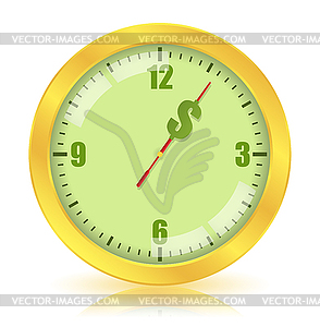 Time is money concept - vector image