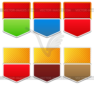 Labels - vector clipart