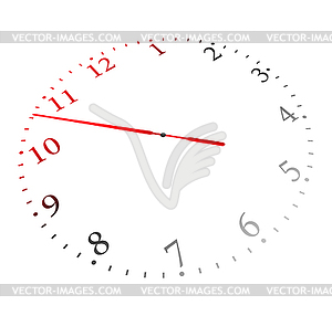 Transparent Clock - vector clip art