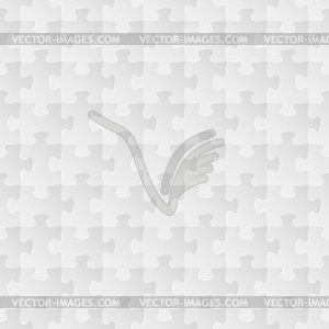 Abstract grey seamless puzzle background - vector clipart