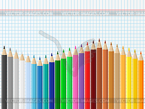 Colored Pencils - vector image